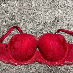 Victoria's Secret Scarlet Lace Bra